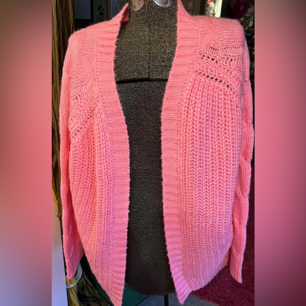 Pink Knit Women's Sweater